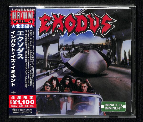 EXODUS-Impact Is Imminent CD Japanese Pressing