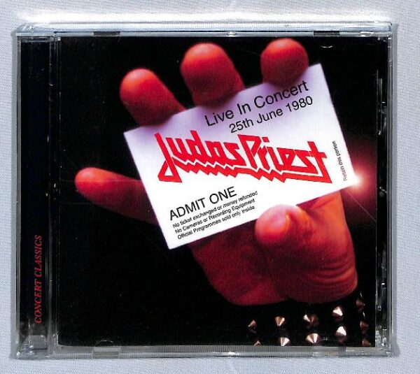 JUDAS PRIEST LIVE IN CONCERT 25TH JUNE 1980 CD