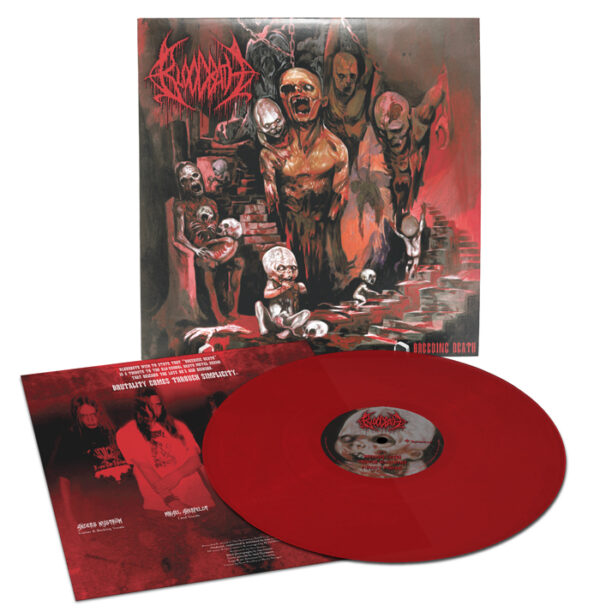 BLOODBATH  BREEDING DEATH (RED)  LP