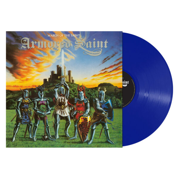 ARMORED SAINT  MARCH OF THE SAINT - BLUE VINYL  LP