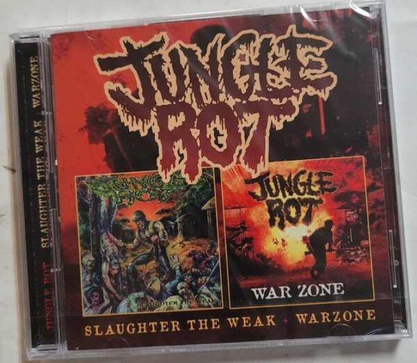 JUNGLE ROT   SLAUGHTER THE WEAK / WARZONE -  CD