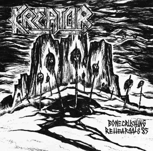 KREATOR  /  BONECRUSHING REHEARSALS '85 LP WHITE LP