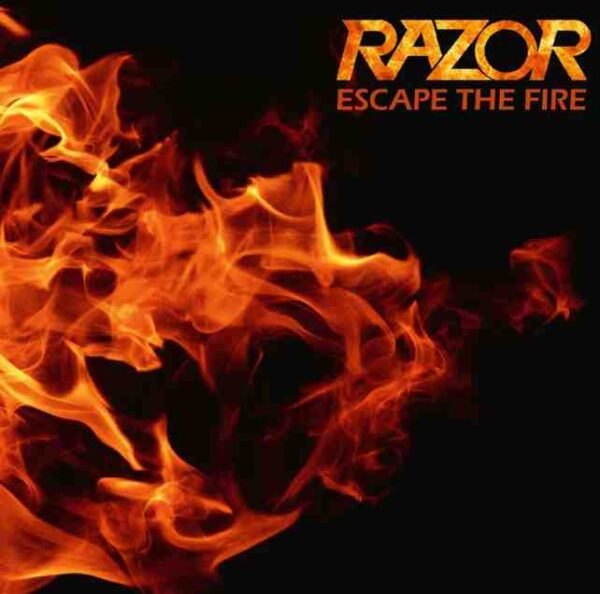 RAZOR  /  ESCAPE THE FIRE  BLACK LP