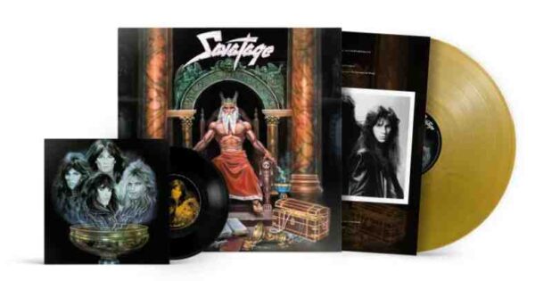 SAVATAGE  /  HALL OF THE MOUNTAIN KING  GOLD LP