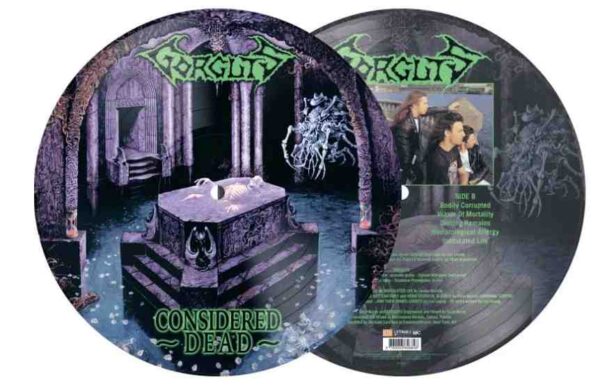 GORGUTS  'Considered Dead' Picture Disc