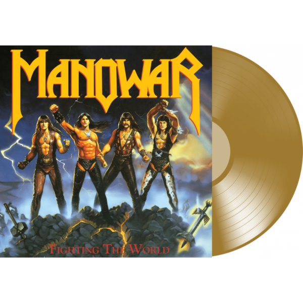 MANOWAR  'Fighting the World' Ld ed. Gold Vinyl