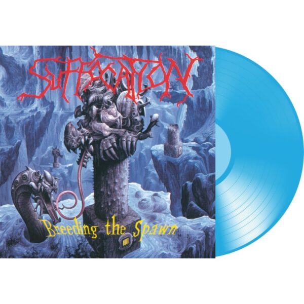 SUFFOCATION 'Breeding the Spawn' Transparent Blue Vinyl