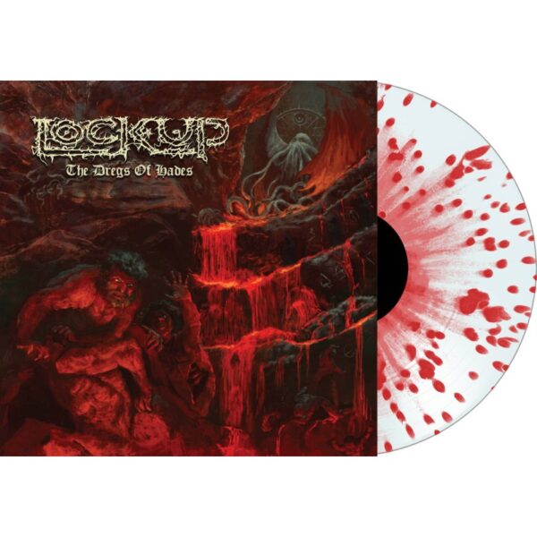 LOCK UP 'The Dregs of Hades' Orange/Black mix Vinyl