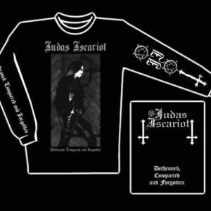 JUDAS ISCARIOT  - Dethroned, Conquered and Forgotten -  Long Sleeve T-Shirt Size Large