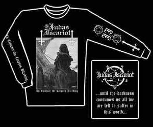 JUDAS ISCARIOT  - To Embrace the Corpses Bleeding -  Long Sleeve T-Shirt Size Large