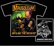 MAUSOLEUM  - Defiling the Decayed -  T-Shirt Size Large