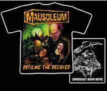 MAUSOLEUM  - Defiling the Decayed -  T-Shirt Size X-Large