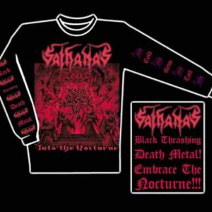 SATHANAS  - Into the Nocturne -  Long Sleeve T-Shirt Size Large