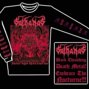 SATHANAS  - Into the Nocturne -  Long Sleeve T-Shirt Size X-Large