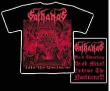 SATHANAS  - Into the Nocturne -  T-Shirt Size Large
